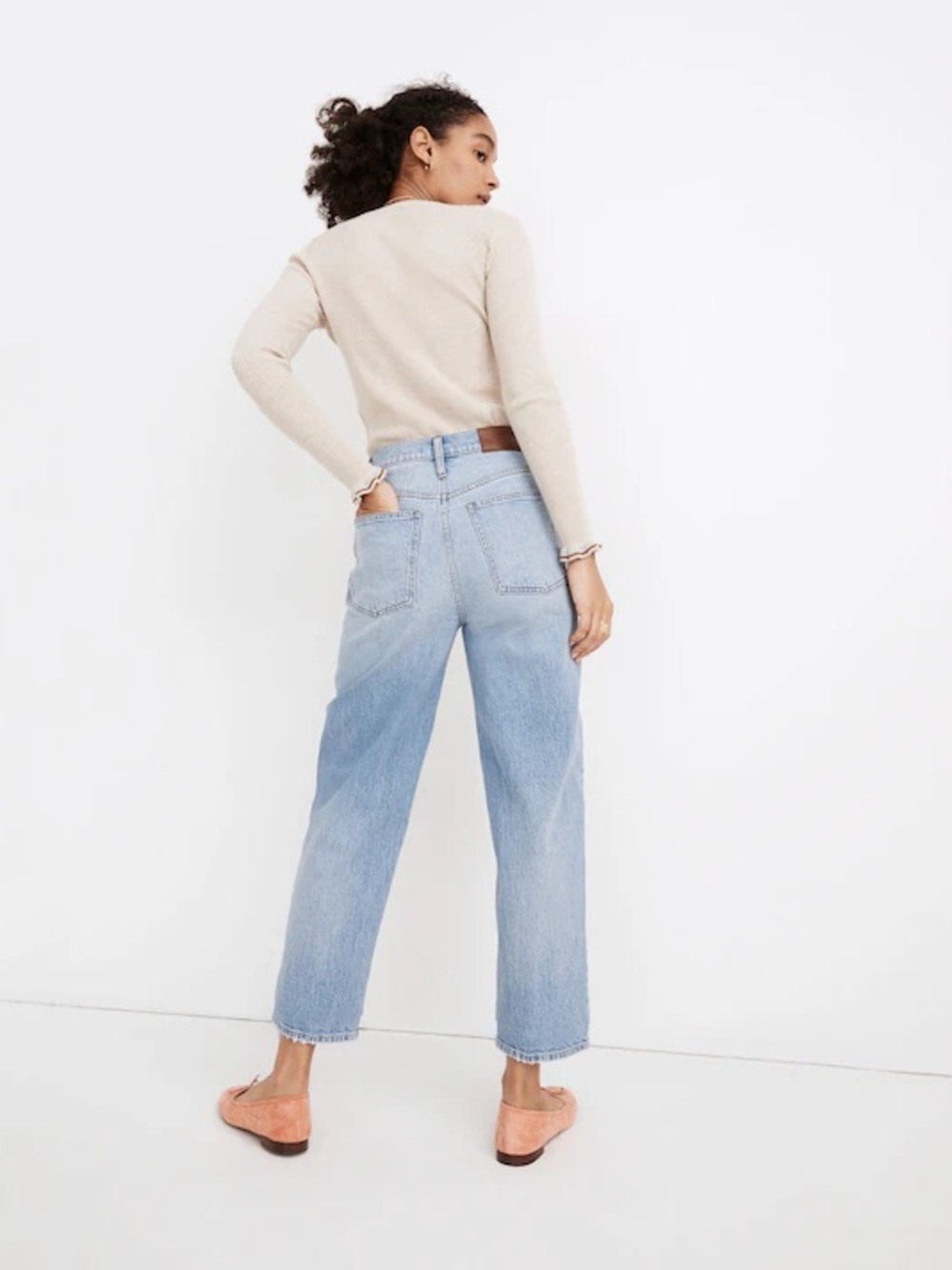 Madewell Balloon Button Fly High-Rise Jeans - Picture 3 of 7